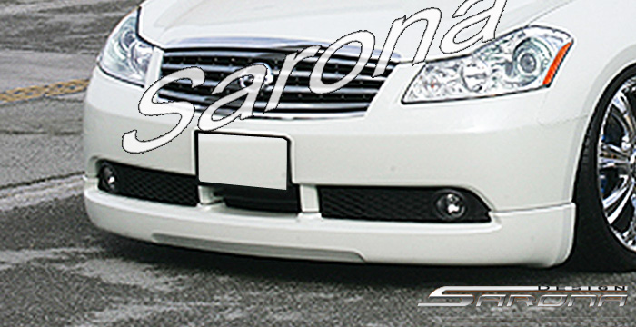 Custom Infiniti M35 Front Bumper Add-on  Sedan Front Lip/Splitter (2006 - 2007) - $425.00 (Part #IF-007-FA)